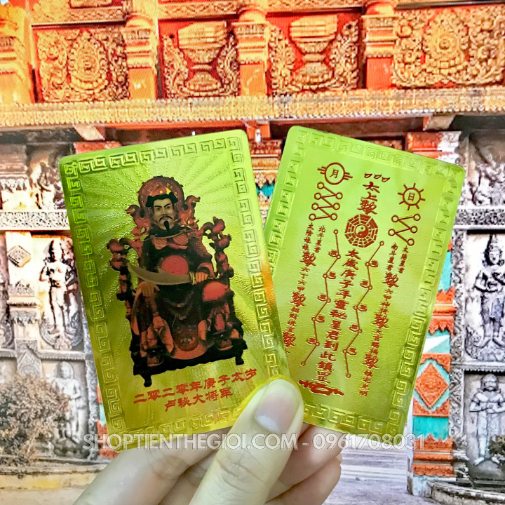 Thẻ Kim Bài Thái Tuế 